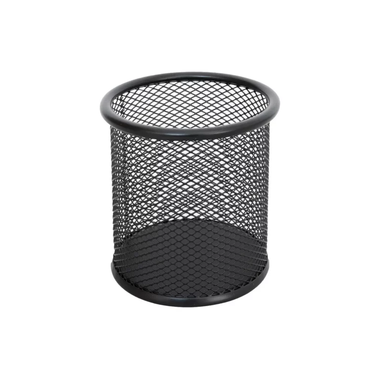 TIPTOP OFFICE Stifteköcher Ø 8 cm Metalldraht schwarz