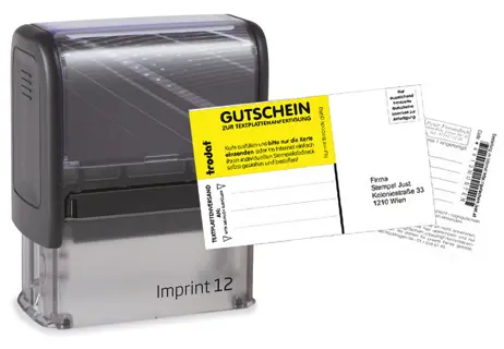 TRODAT Stempel Imprint 12 47 x 18 mm mit Gutschein