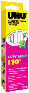 UHU Heißklebepatronen Low Melt 48630 15 Stück transparent