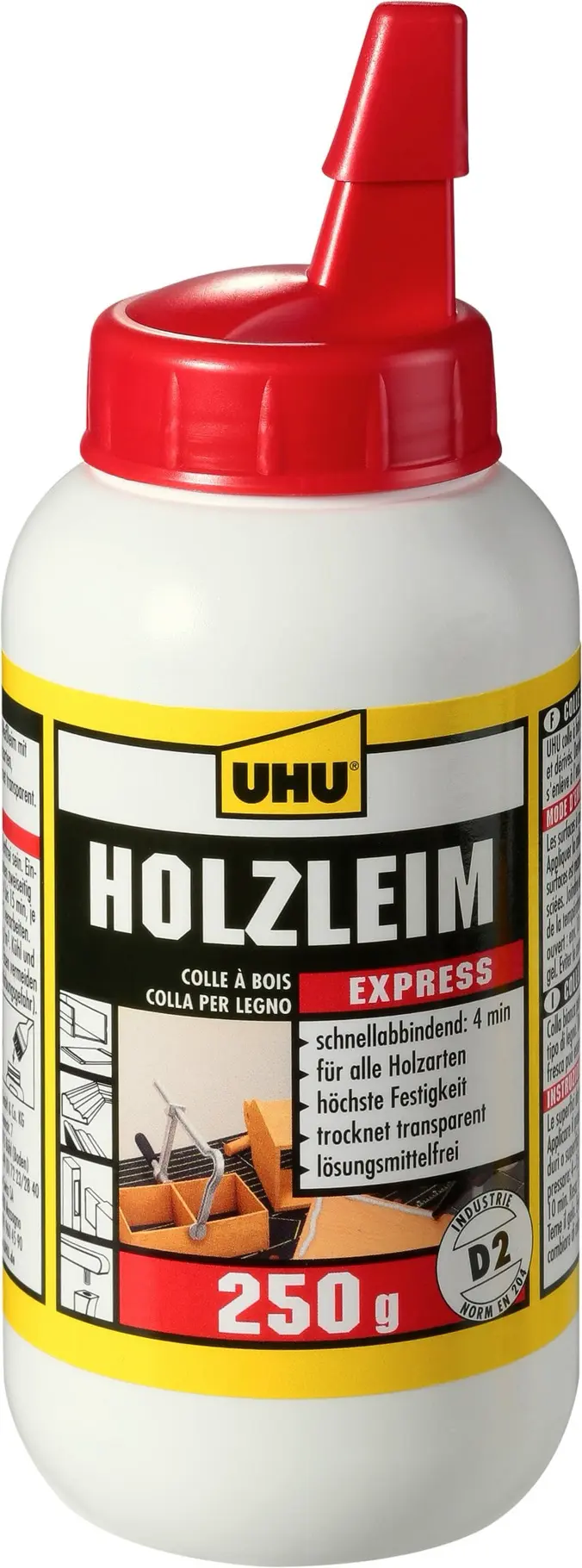 UHU Holzleim express 48585 250 g weiß