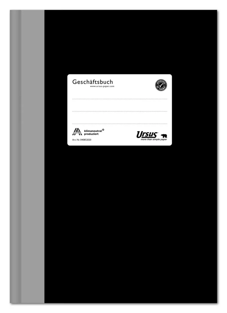 URSUS BASIC Geschäftsbuch Basic A4 144 Blatt kariert