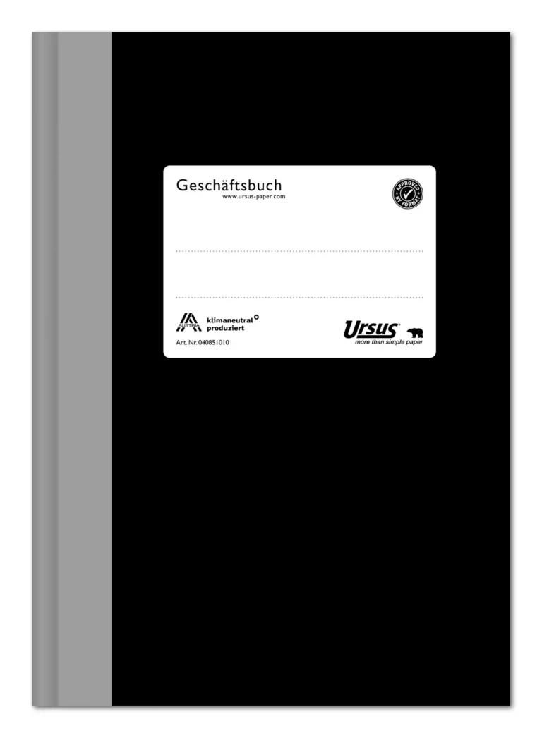 URSUS BASIC Geschäftsbuch Basic A5 96 Blatt liniert