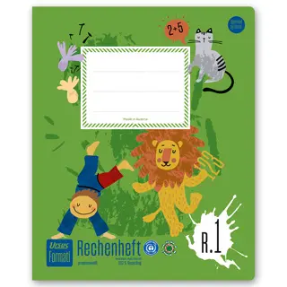 URSUS FORMATI Rechenheft R.1 Quart 20 Blatt kariert