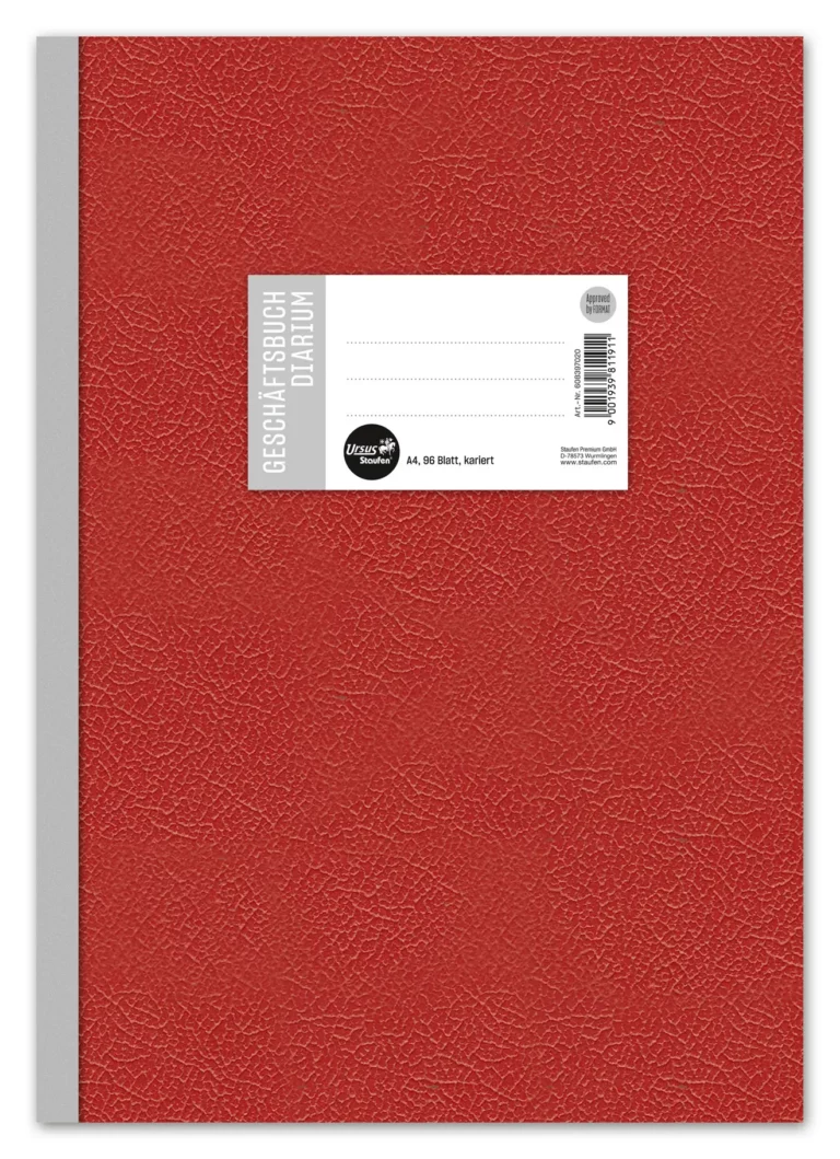 URSUS Geschäftsbuch A4 96 Blatt kariert blau
