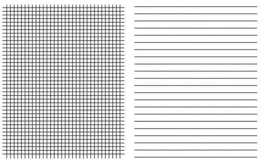 URSUS Linienblatt Quart 80g/m² liniert/kariert