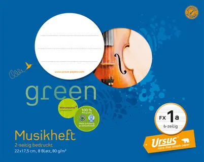URSUS OE Musikheft 1a 22 x 17