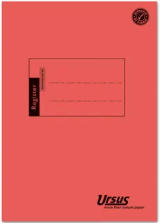 URSUS Registerheft T440R A4 40 Blatt 80 g/m² liniert