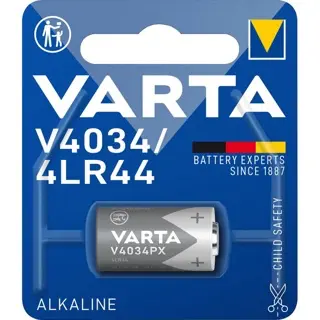 VARTA Batterie Professional Electronics V4034/4LR44 1 Stück im Blister