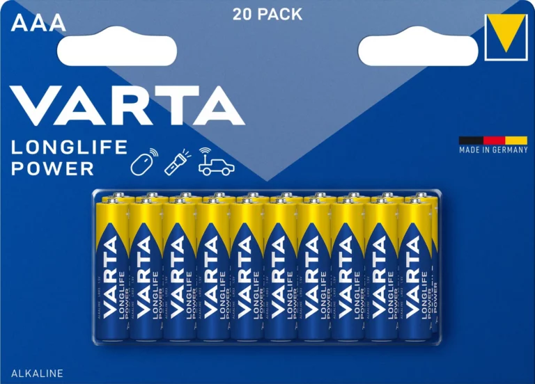 VARTA Batterien Longlife Power AAA LR03 20 Stück 1