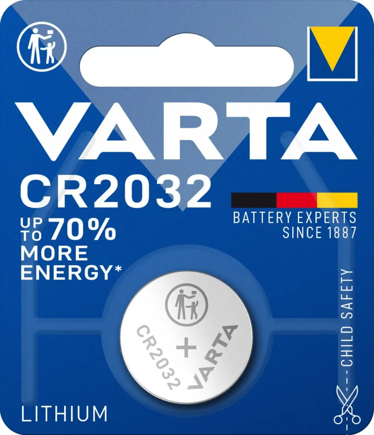 VARTA Knopfzellen Batterie CR2032 Lithium-Zelle