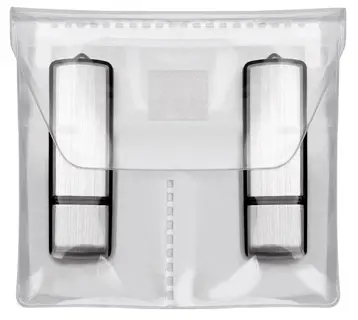 VELOFLEX USB-Hülle 2er 5 Stück transparent