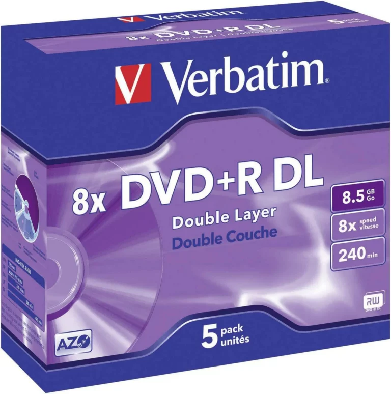 VERBATIM DVD+R 5 Stück 8