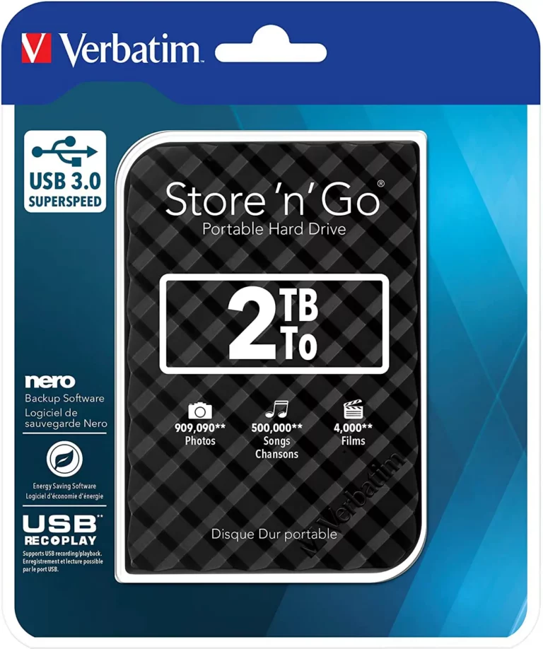VERBATIM Festplatte HDD 2