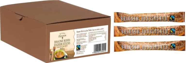 WIENER ZUCKER Rohrzuckersticks Fairtrade 200 x 4